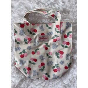 CATH KIDSTON BAG PVC COTTON RED/ PINK / GREEN CHERRY PREOWNED PERFECT